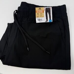 ZeroXposur Mens XXL Performance Pull-On Pants Black Stretch UPF 50+ E87590 NEW